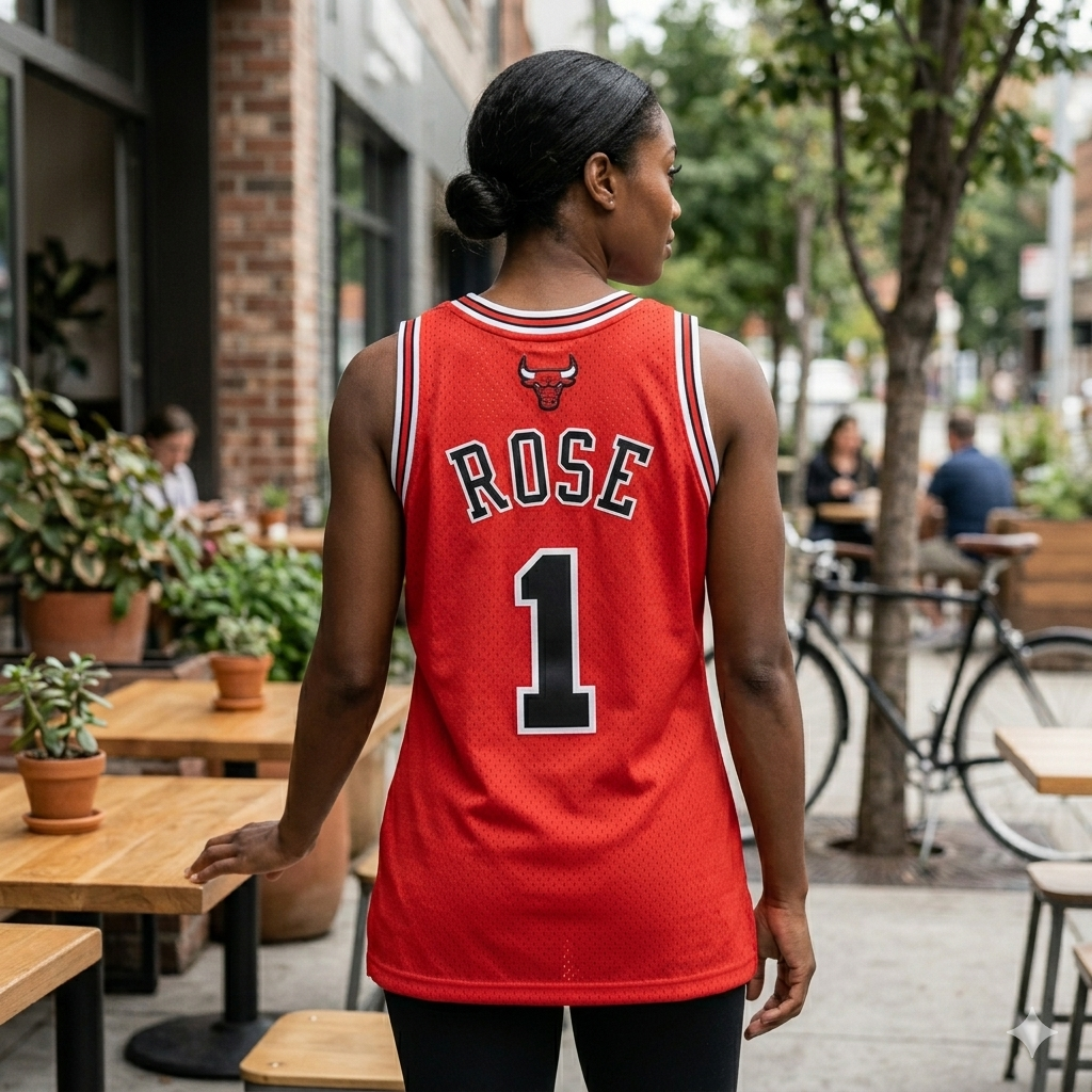 Jersey Chicago Bulls Derrick Rose