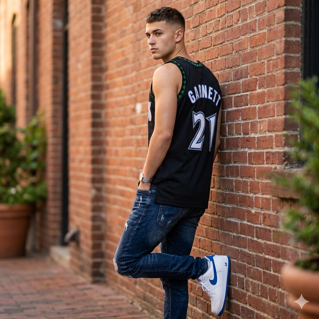 Jersey Minesota Timberwolves Kevin Garnet