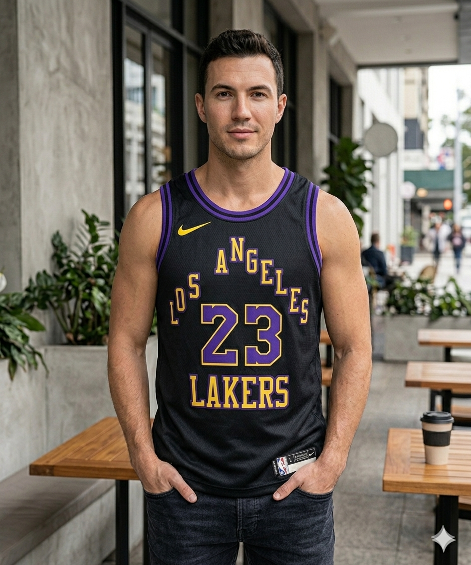 Jersey Los Ángeles Lakers  Lebron james City Edition