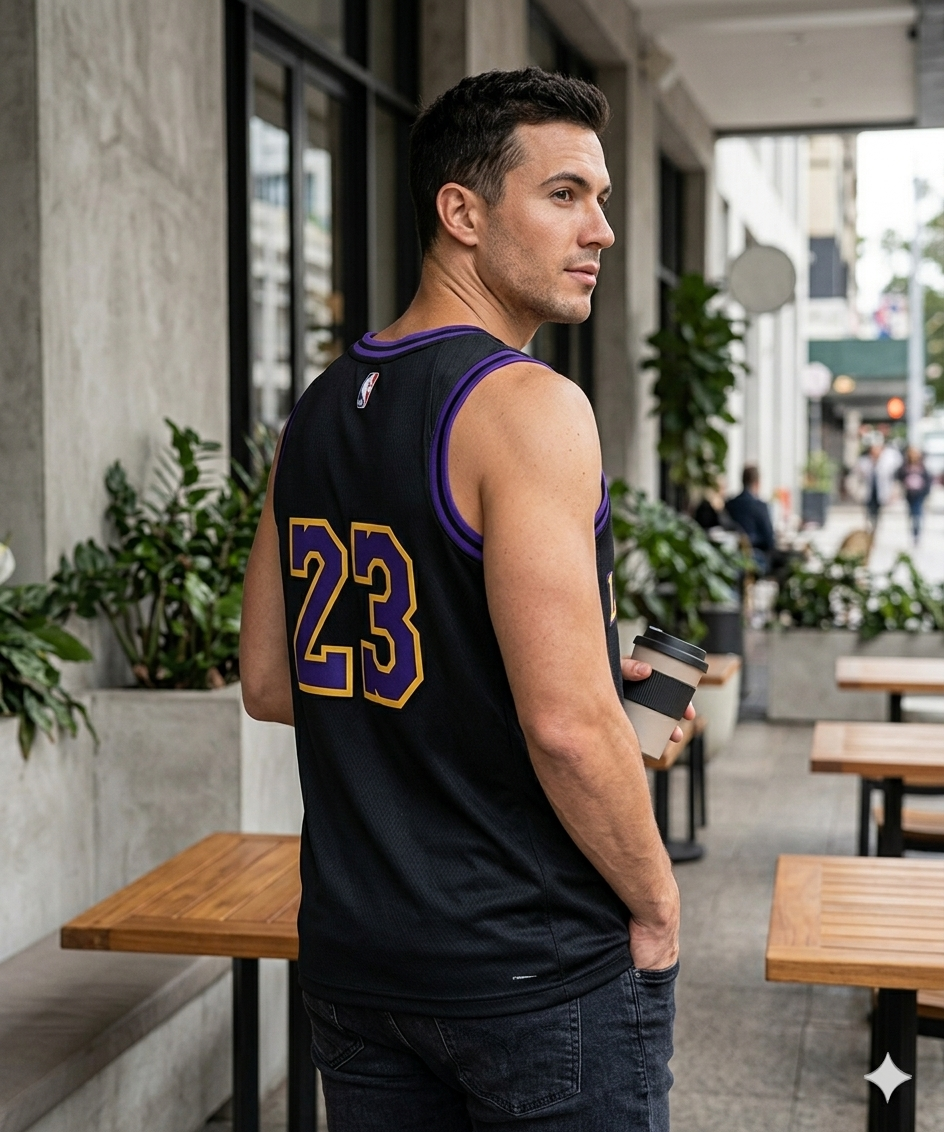 Jersey Los Ángeles Lakers  Lebron james City Edition