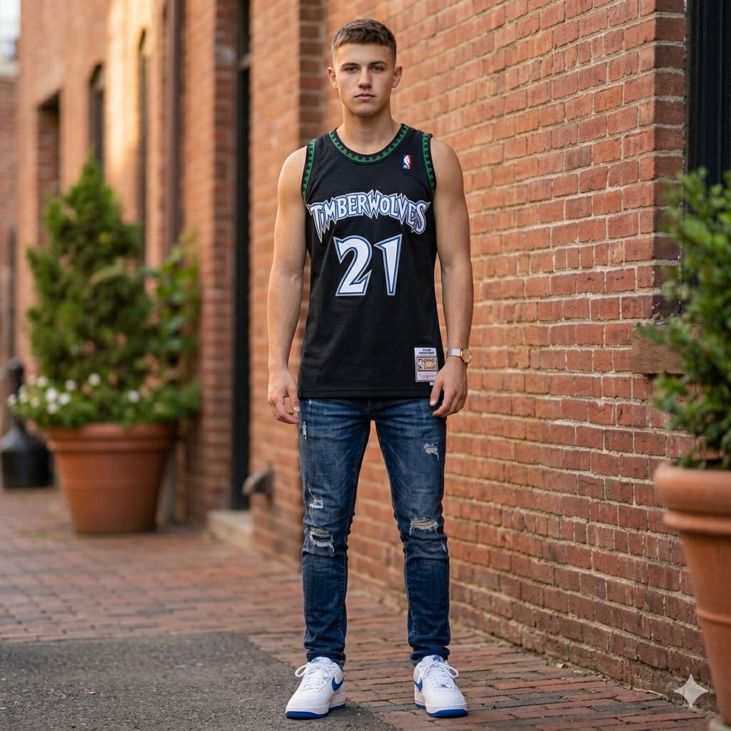 Jersey Minesota Timberwolves Kevin Garnet